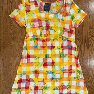 Colorful Floral Kids Dress